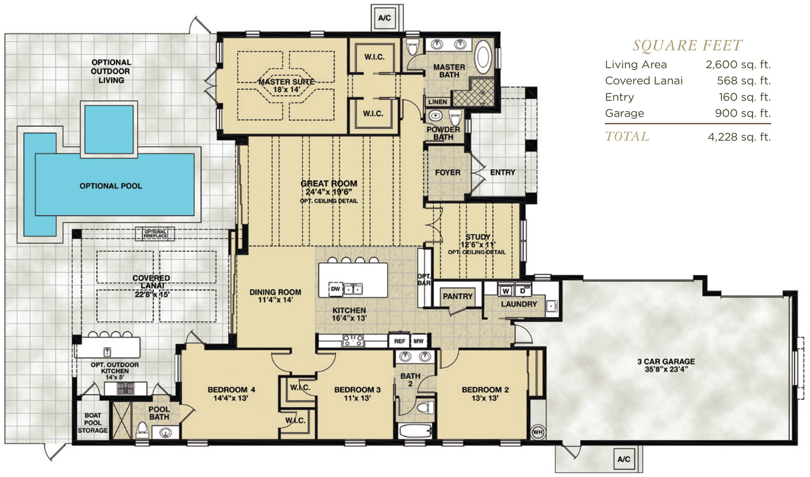 Harbor Estates Real Estate Fort Myers Florida Fla Fl Captiva Floor Plan In Harbor Estates Fort Myers Stock Construction Four Bedroom