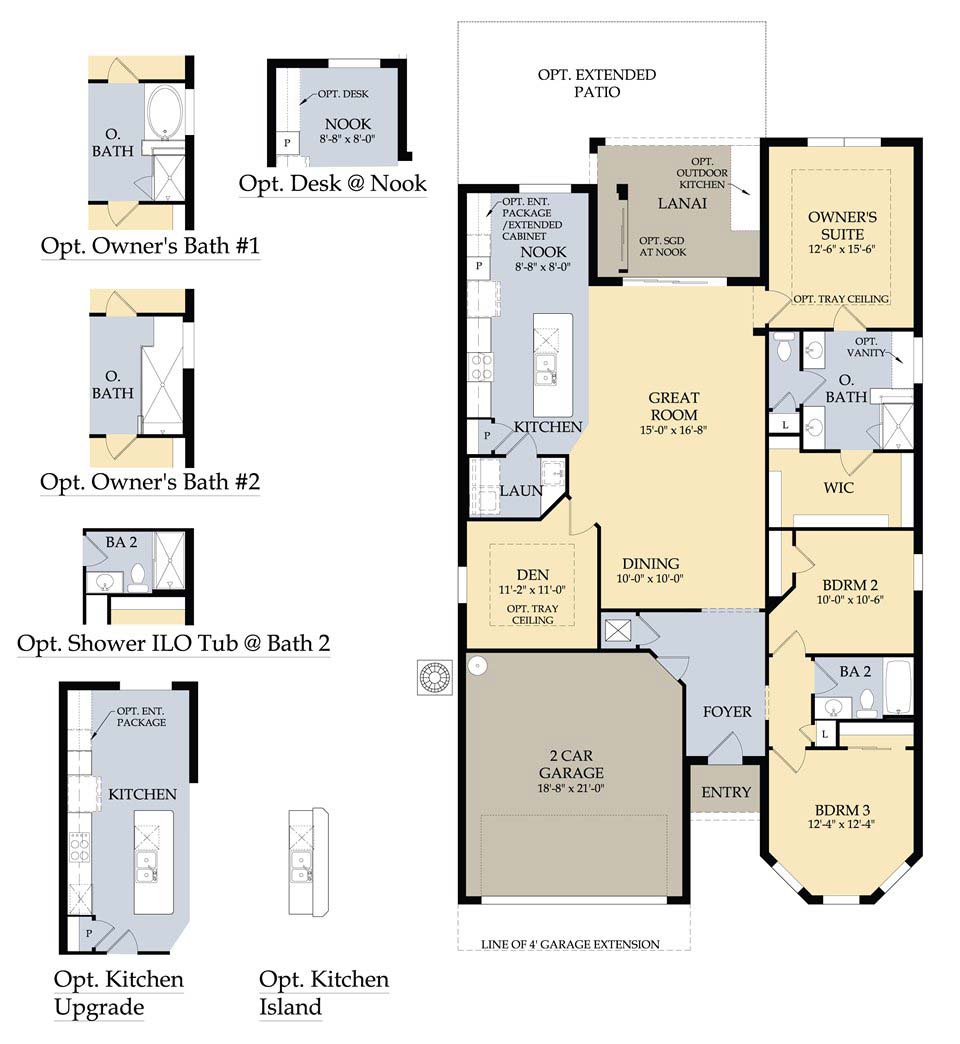 Pulte Townhome Floor Plans