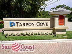 TARPON COVE Signage