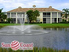 Coral Bay Community Lake with Fountain