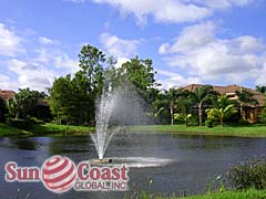 Da Vinci Estates Community Lake with Fountain