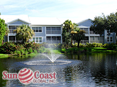 Chanteclair Maisonettes Community Lake with Fountain