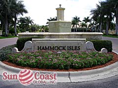 Hammock Isles signage