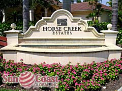 HORSE CREEK ESTATES Community Sign