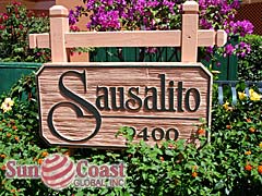 Sausalito Of Naples Signage