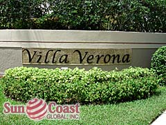 Villa Verona signage