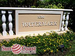 Watermark Signage