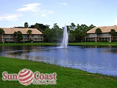 Rosewood Community Pond with Fountain